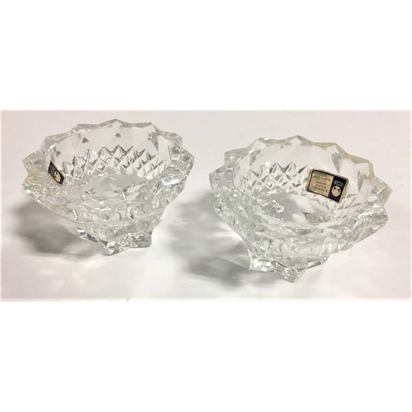 Bleikristall Crystal Candle Holders