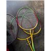 Image 14 : LOT OF BANDMINTON RACQUETS AND BAGS