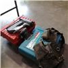 Image 1 : 2 TOOL CASES, SENCO NAILER, TOOLBELT AND SANDER