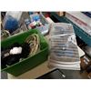 Image 4 : 3 BINS OF ELECTRICAL HARDWARE, FAN, LEVEL AND MIXER