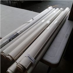 LOT OF ROOM DARKENING ROLLER SHADES