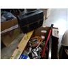 Image 2 : 2 BOXES OF TOOLS, HARD HATS, AND LUNCH BOX