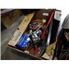 Image 3 : 2 BOXES OF TOOLS, HARD HATS, AND LUNCH BOX