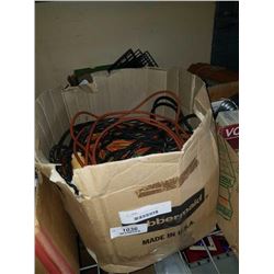 2 BOXES OF EXTENTION CORDS AND SHELFS