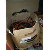 Image 1 : 2 BOXES OF EXTENTION CORDS AND SHELFS
