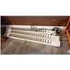 Image 1 : THREE T8 FLUORESCENT FIXTURES
