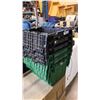 Image 1 : 6 STORAGE TOTES WITH BUILT IN LIDS