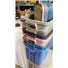 Image 3 : 6 TOTES WITH LIDS