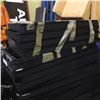 Image 2 : LARGE LOT OF BLACK PLASTIC SHELVING