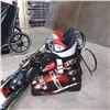 Image 2 : PAIR OF ROSSIGNOL SKIS AND BOOTS WITH POLES
