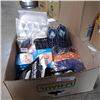 Image 1 : BOX OF NEW SOCKS, SKETHCHERS SHOES, KNEE BRACE AND MORE