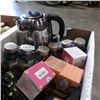 Image 5 : 2 BOXES OF CHRISTMAS DECOR, HEALTH SUPPLEMENTS AND ELECTRONICS