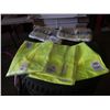 Image 1 : 2 BAGS OF NEW 9MM NITRILE GLOVES AND 3XL HIGH VIS SHIRTS