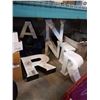 Image 1 : LOT OF METAL LETTERS