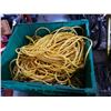 Image 2 : BUNGEECORDS BIN OF ROPE - VARIOUS LENGTHS AND CRATE OF BUNGEE CORDS