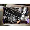 Image 2 : TRAY OF ELECTRONICS AND PAPER TOWEL DISPENSER