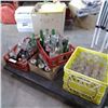 Image 1 : LOT OF VINTAGE COCA COLA, PEPSI AND OTHER BOTTLES AND CANS