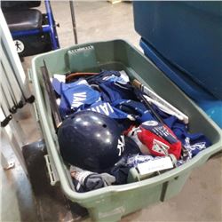 TOTE OF CANUCKS AND OTHER COLLECTIBLE