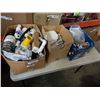 Image 1 : 3 BOXES OF PLUMBING HARDWARE AND SHOP SUPPLIES
