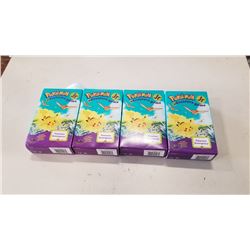 4 BOXES OF SEALED POKEMON JR ADVENTURE GAME