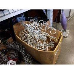 BOX OF DECORATIVE METAL STANDS