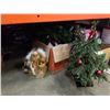 Image 1 : LOT OF CHRISTMAS ANGEL, WREATHS AND LIGHTED DECOR
