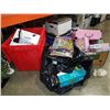 Image 1 : TOTE, BOX AND BAG OF BOARD GAMES AND KIDS TOYS