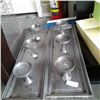 Image 2 : METAL TRAY WITH METAL CARRY ORGANIZERS AND CANDLE STANDS