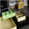 Image 4 : METAL TRAY WITH METAL CARRY ORGANIZERS AND CANDLE STANDS