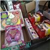 Image 1 : 2 TRAYS OF NEW TOYS AND ELECTRONICS