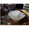 Image 4 : BOX OF MILK GLASS, CANDY DISHES AND ASH TRAYS