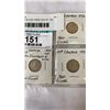 Image 2 : 7 CANADIAN SILVER DIMES 1950-56  .800 SILVER