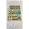 Image 1 : 9 CANADIAN 1 DOLLAR BILLS  3 - 1954,  3 - 1967, AND 3 - 1973