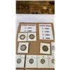 Image 2 : 11 SILVER CANADIAN COINS 4 QUARTERS AND 7 DIMES