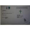 Image 3 : STERLING SILVER GENUINE JADE CROSS PENDANT W/ STERLING CHAIN W/ APPRAISAL $450