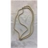 Image 14 : 925 NECKLACE W/ CORAL AND TURQUOISE, AND TRAY OF BEADED AND PEARL-LIKE NECKLACES