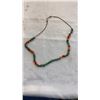 Image 3 : 925 NECKLACE W/ CORAL AND TURQUOISE, AND TRAY OF BEADED AND PEARL-LIKE NECKLACES