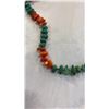 Image 4 : 925 NECKLACE W/ CORAL AND TURQUOISE, AND TRAY OF BEADED AND PEARL-LIKE NECKLACES