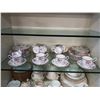 Image 1 : PETIT POINT CHINA CUPS AND SAUCERS AND PLATES