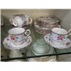 Image 3 : PETIT POINT CHINA CUPS AND SAUCERS AND PLATES