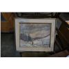 Image 1 : ORIGINAL PAINTING BY OTTO JEGODTKA THE LONE SKIER