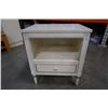 Image 2 : STYLISH 1 DRAWER NIGHTSTAND