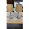Image 1 : PAIR OF MODERN ACRYLIC TABLE LAMPS