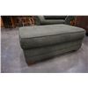 Image 4 : GREEN UPHOLSTERED BAUHAUS OVERSIZED ARMCHAIR AND OTTOMAN
