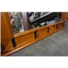 Image 3 : PINE MIRROR AND COAT RACK