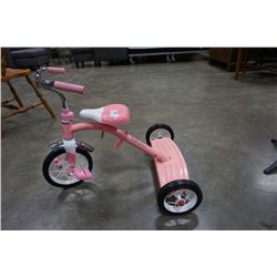 PINK METAL RADIO FLYER TRICYCLE