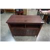 Image 2 : MODERN GLASS DOOR ENTERTAINMENT STAND