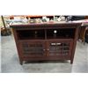 Image 3 : MODERN GLASS DOOR ENTERTAINMENT STAND