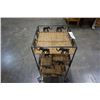 Image 2 : METAL AND WICKER ELEPHANT ORGANIZER
