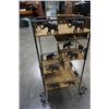 Image 3 : METAL AND WICKER ELEPHANT ORGANIZER